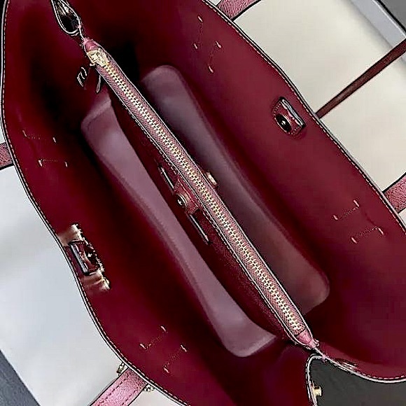 Coach Metallic Carryall Crossbody Tote - Picture 2 of 2